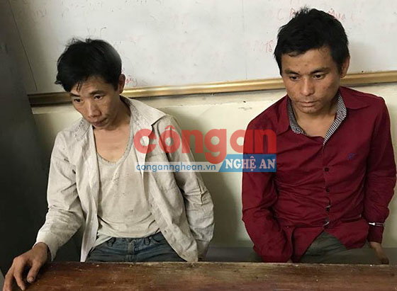 2 đối tượng tại Cơ quan Công an