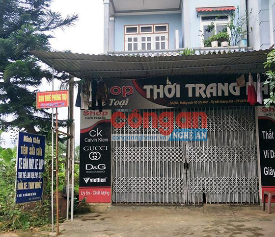 Nhà anh Hóa nơi bị kẻ gian đột nhập lấy trộm 50 triệu đồng, 1 dây chuyền và 2 nhẫn vàng 9999