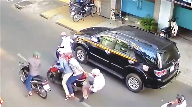Phần lớn đối tượng cướp giật có liên quan đến sử dụng ma túy. Ảnh trích xuất từ camera của người dân