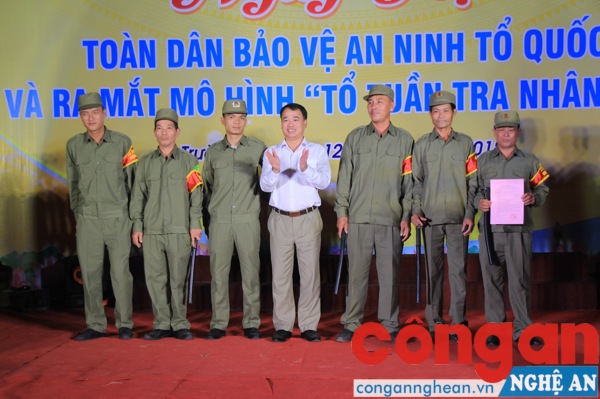  Ra mắt mô hình “Tổ tuần tra nhân dân” đảm bảo ANTT trên địa bàn