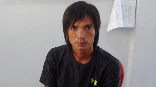 Nghi phạm bị tạm giữ.