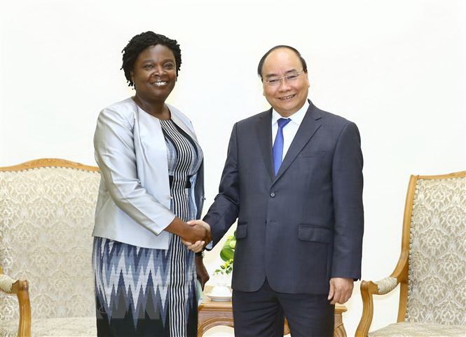 Thủ tướng Nguyễn Xuân Phúc tiếp bà Victoria Kwakwa, Phó Chủ tịch Ngân hàng Thế giới.