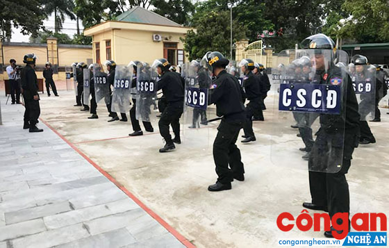 Huấn luyện, nâng cao khả năng sẵn sàng chiến đấu cho lực lượng CSCĐ
