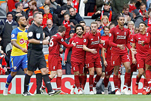 Liverpool đang có khởi đầu cực ấn tượng ở mùa giải này.
