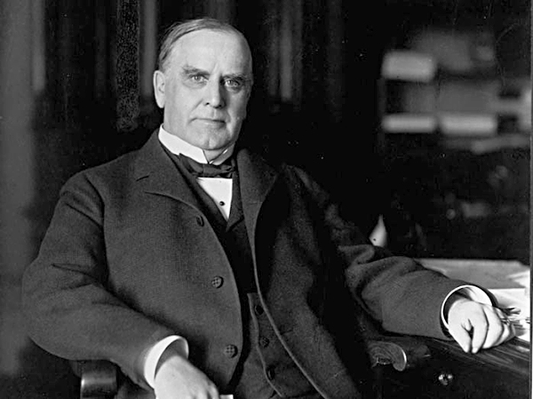 Tổng thống thứ 25 của Mỹ William McKinley. Ảnh: History.com