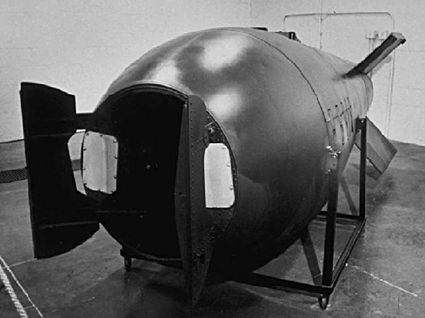 Vỏ quả bom nguyên tử Mark V. Ảnh: nuclearweaponsarchive