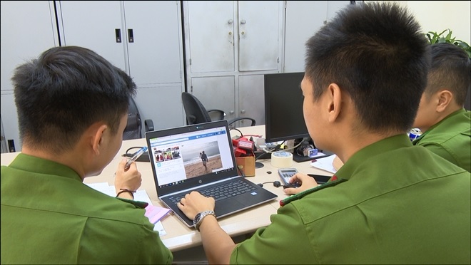 Cơ quan Công an điều tra hành vi lừa đảo qua mạng xã hội.