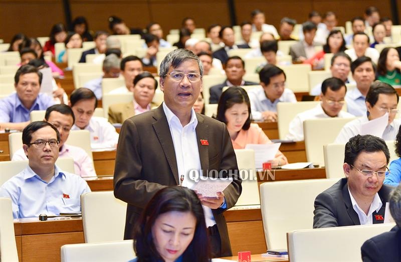 Đại biểu Quốc hội Nguyễn Anh Trí phát biểu