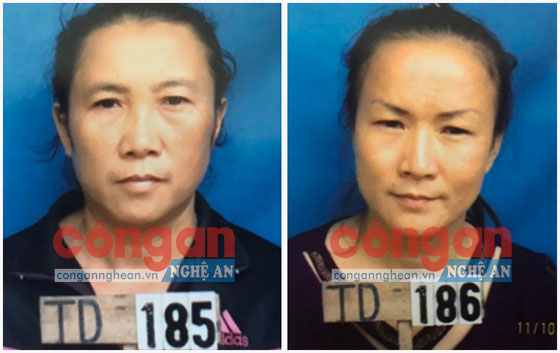 2 đối tượng Lô Thị Vân và Lô Thị Thường
