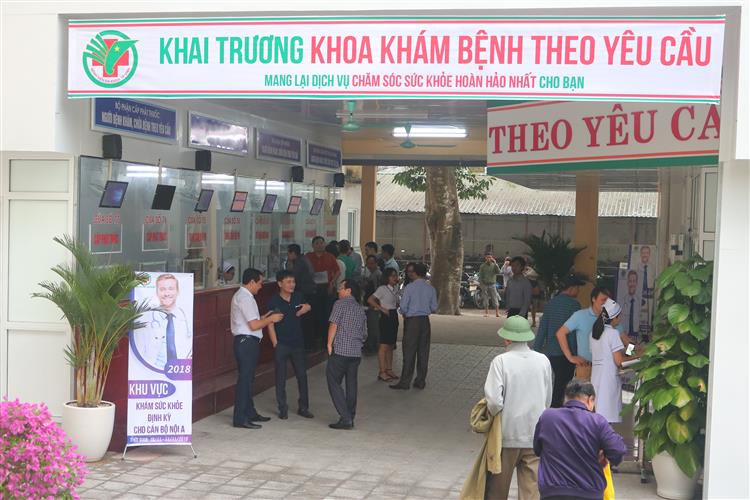 Khoa khám bệnh theo yêu cầu – Bệnh viện Đa khoa TP Vinh