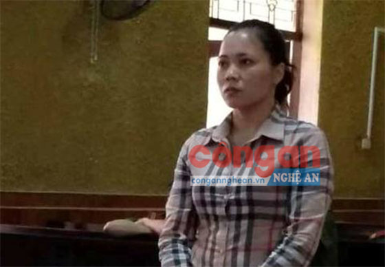 Đối tượng Hoàng Thị Thủy tại phiên tòa