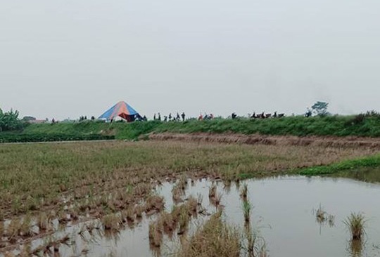 Hiện trường nơi phát hiện thi thể chị Hằng