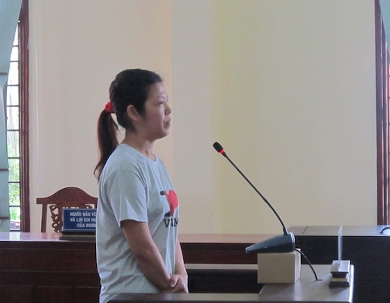 Thảo tại phiên tòa.