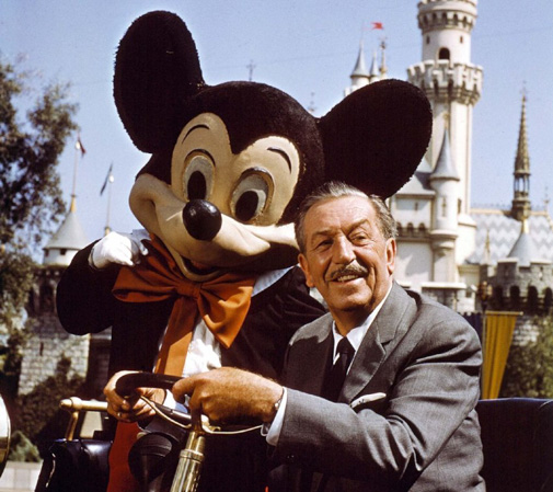 Walt Disney - “ông trùm” hãng phim hoạt hình hàng đầu thế giới bên cạnh chú chuột Micky nổi tiếng.