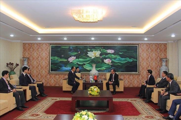 Toàn cảnh buổi tiếp.