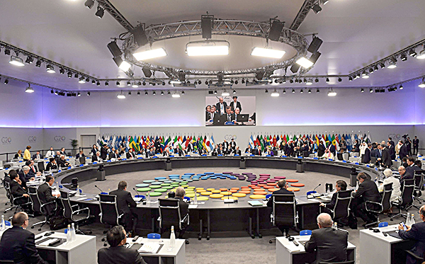 Toàn cảnh Hội nghị thượng đỉnh nhóm các nền kinh tế phát triển và mới nổi hàng đầu thế giới (G20) tại Buenos Aires, Argentina.