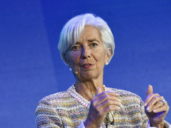 Tổng Giám đốc Quỹ Tiền tệ quốc tế Christine Lagarde. 