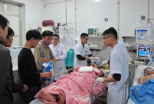 Khu vực cấp cứu - nơi tiếp nhận ban đầu các bệnh nhân - luôn được cảnh báo là “điểm nóng” về mất an toàn, an ninh bệnh viện. Ảnh: Ngọc Dung