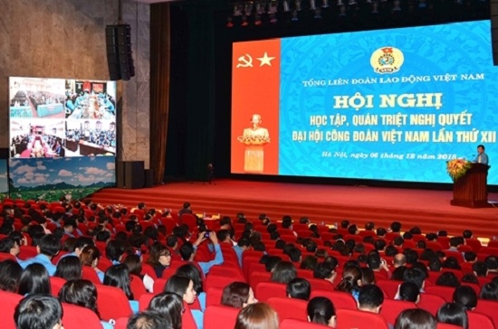 Quang cảnh Hội nghị tại điểm cầu Hà Nội. (Ảnh: Minh Châu)