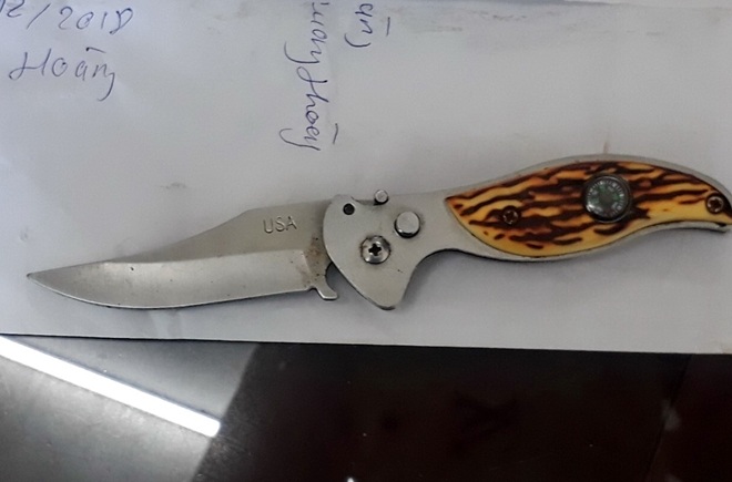 Hung khí gây án đã được thu giữ.