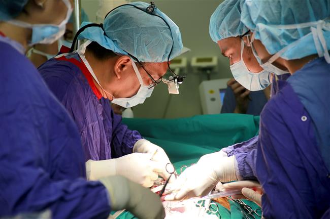 Ca ghép tạng từ người hiến là anh D.H.Q tại BV Việt Đức.  Ảnh: VGP/Kim Oanh