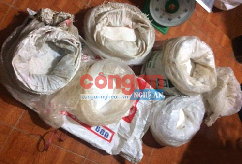 Tang vật bị thu giữ tại cơ quan Công an