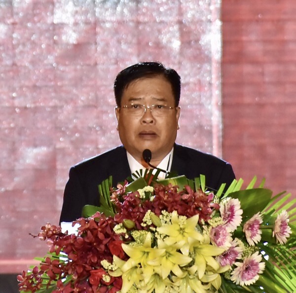 Đồng chí Nguyễn Văn Trình, Chủ tịch UBND tỉnh phát biểu khai mạc chương trình.