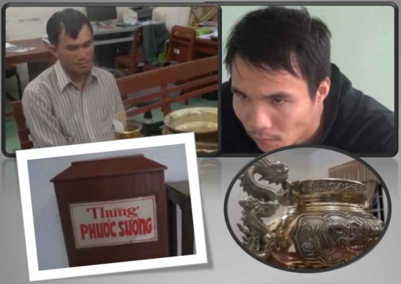 Các đối tượng và tang vật