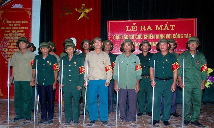 Năm 2018, phát huy có hiệu quả và nhân rộng mô hình  “Cựu chiến binh với công tác đảm bảo ANTT”