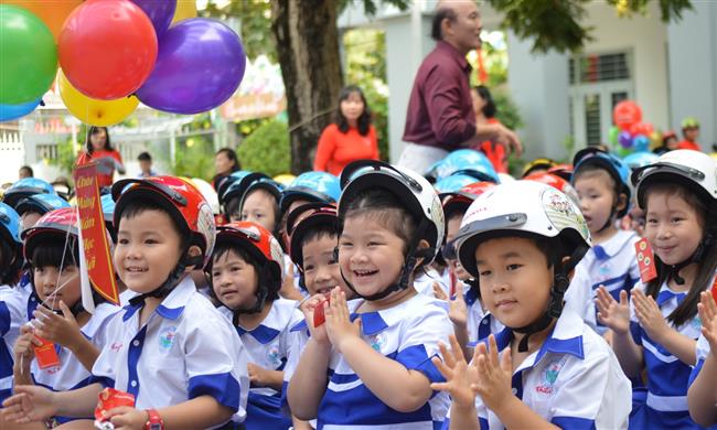 Cuộc thi “Giao thông học đường” toàn quốc lần thứ IV năm học 2018-2019 giúp trẻ em tiếp cận hiệu quả các kiến thức về an toàn giao thông. Ảnh minh họa