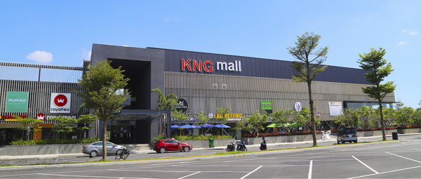 Toàn cảnh Trung tâm Thương mại KNG mall.