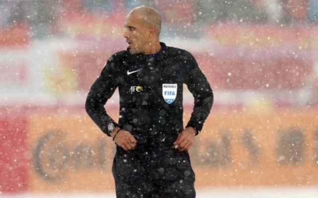 Trọng tài Ahmed Al-Kaf  ở trận chung kết U23 châu Á 2018