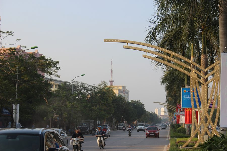 Hệ thống đèn Led hiện đại trên đại lộ Lê Nin
