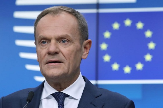 Chủ tịch Hội đồng châu Âu (EC) Donald Tusk. (Ảnh: Getty Images)