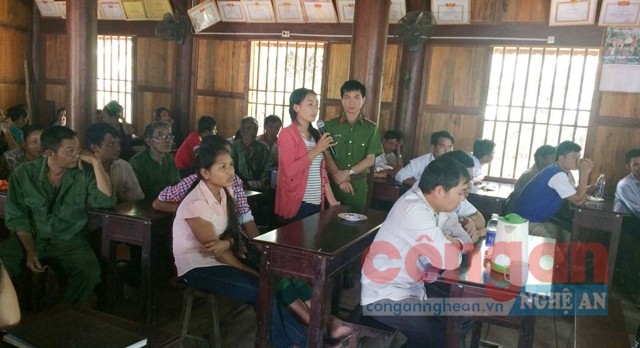 Công tác tuyên truyền, phổ biến pháp luật về phòng, chống bạo hành gia đình  được Công an Nghệ An chú trọng