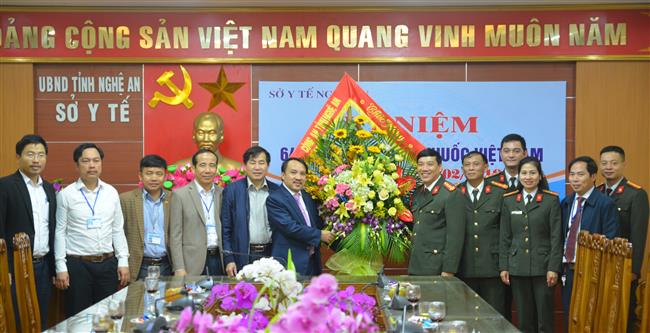 CANA chúc mừng Sở y tế Nghệ An