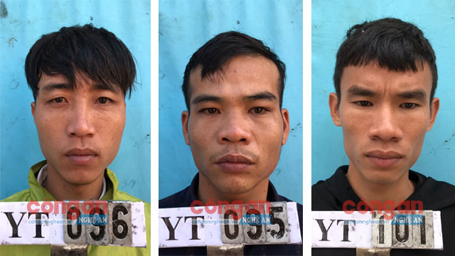 3 đối tượng bị bắt giữ