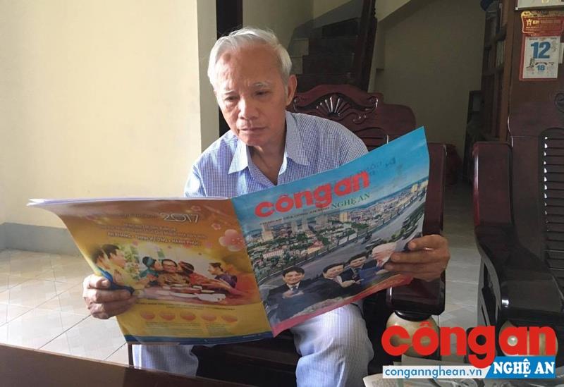Ông Nguyễn Minh Châu, người bạn thủy chung  của Báo Công an Nghệ An