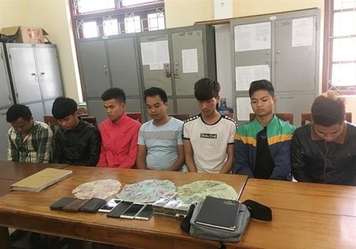 Một số đối tượng tại cơ quan công an