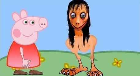 Thử thách tự sát Momo đang bị chèn vào các video có hại cho trẻ em  - Ảnh: internet