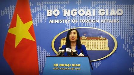 Người phát ngôn Bộ Ngoại giao Lê Thị Thu Hằng.