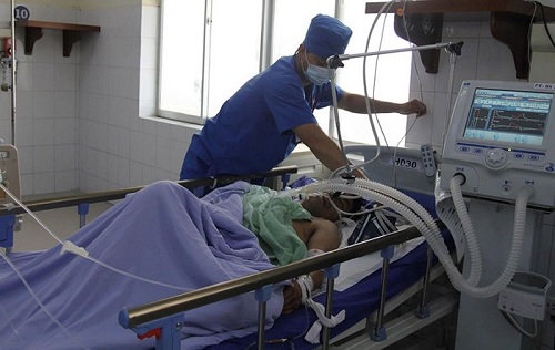 Anh Khiêm đang điều trị tại bệnh viện.