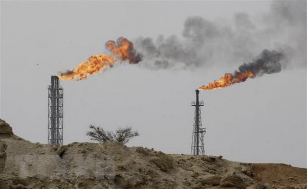 Một cơ sở khai thác dầu của Iran ở đảo Khark, ngoài khơi vùng Vịnh Persian.