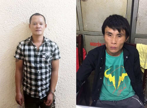 Đặng Hữu Lâm và đối tượng Dương Văn Tân.