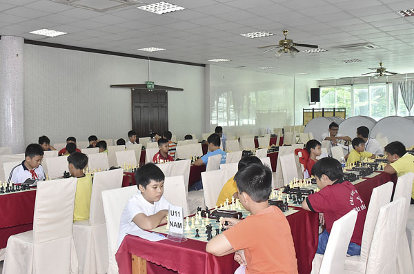 Quang cảnh ngày thi đấu 25-5.
