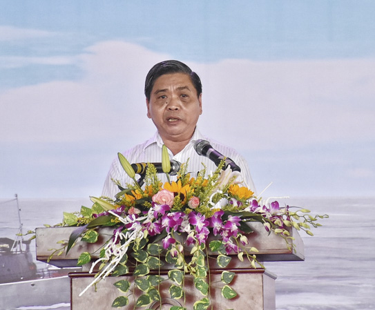 Đồng chí Lê Tuấn Quốc, Phó Chủ tịch UBND tỉnh phát biểu tại lễ phát động.