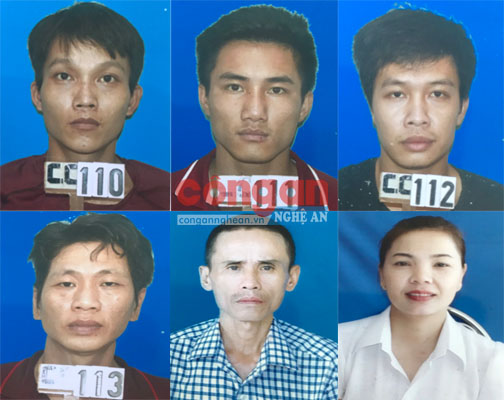 Các đối tượng trong vụ án
