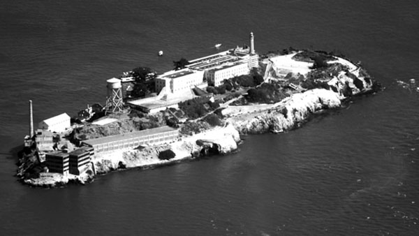 Toàn cảnh nhà tù Alcatraz.