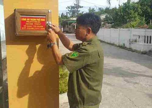 Công an xã Hưng Hòa tiếp nhận tin báo từ “hòm thư tố giác tội phạm”