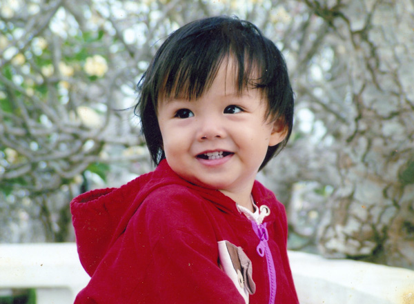 Tác phẩm “Nụ cười trẻ thơ” mang đến cho ông Nguyễn Hữu Trí giải thưởng 1 tỷ đồng vào năm 2007. Ảnh: HỮU TRÍ